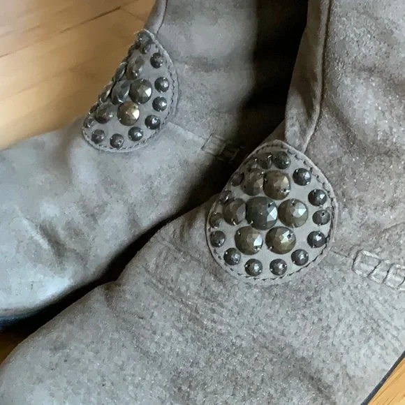 TAOS Light Brown Suede Bootie 8 - Picture 2 of 9
